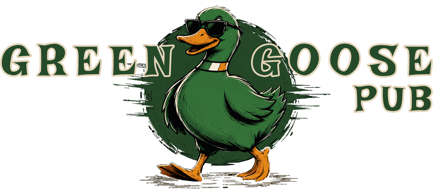 Green Goose Pub – Logo mit grüner Gans
